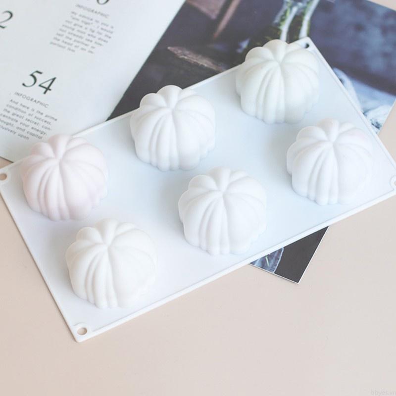 Khuôn Silicone Làm Nến Thơm Thủ Công Hình Quả Bí Ngô