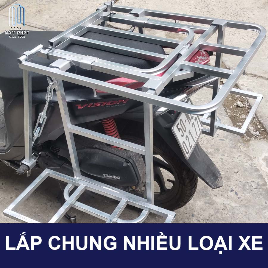 Baga Chở Hàng Cánh Hộp Mở Cốp Xăng Chuẩn Nam Phát