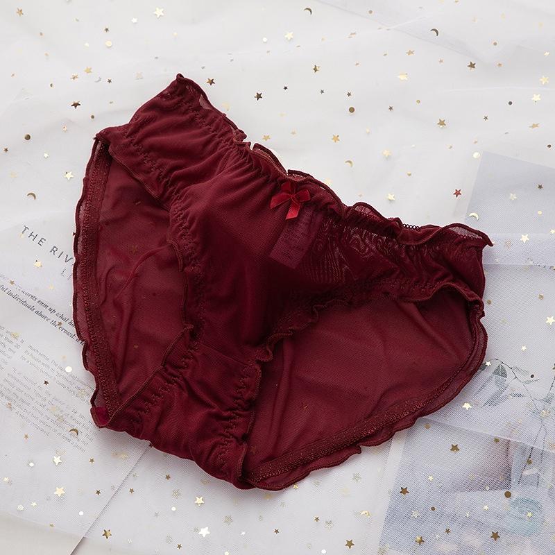 Quần lót nữ lưới viền nhún điệu đà sexy QLN01