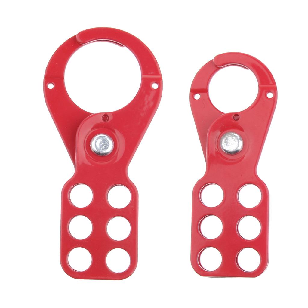 Khóa Tagout Chốt Bấm Với PE Bọc Tay Cầm Giữ Lên Đến 6 Khóa Móc Treo, 1 ''Hàm