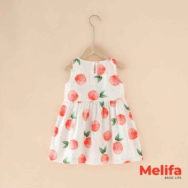 Váy trẻ em gái, đầm bé gái xinh xắn chất vải cotton tự nhiên thân thiện cho bé từ 1-5 tuổi mã VAV0130