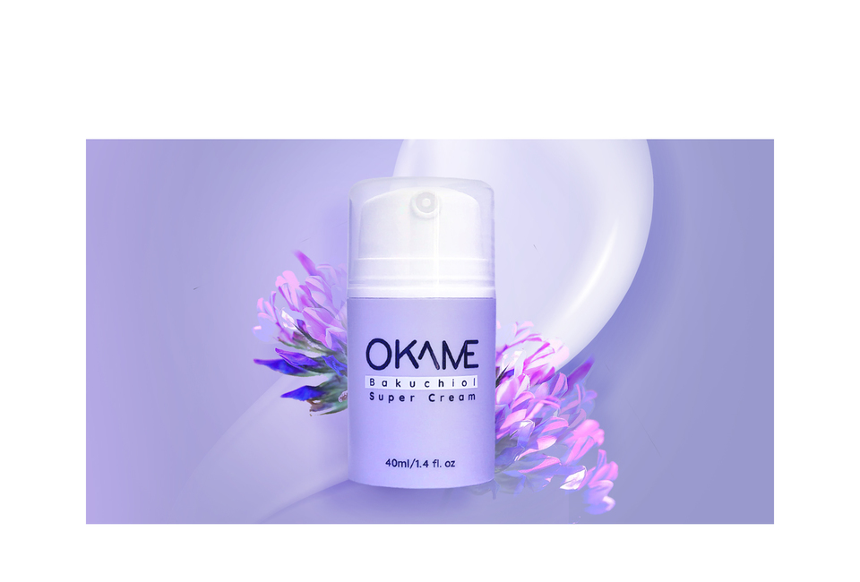 Combo Kem dưỡng chống lão hoá, săn chắc da Okame Bakuchiol Super Cream 40ml và Sáp Tẩy Trang
