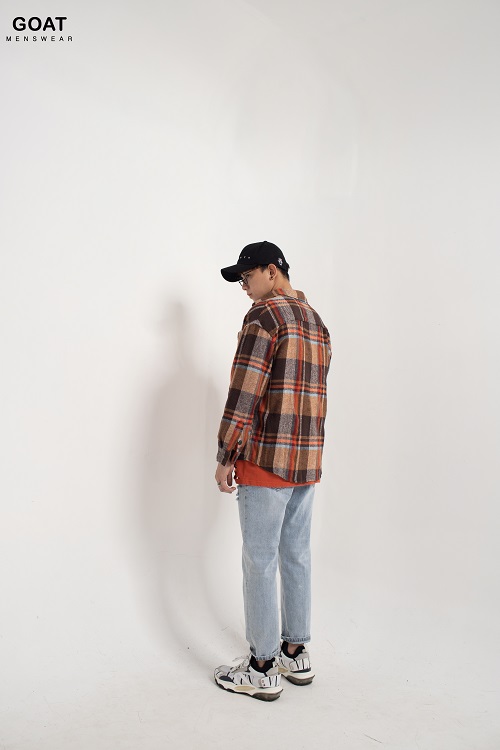 Áo Sơ Mi Nam Form Rộng Tay Dài GOAT MENSWEAR