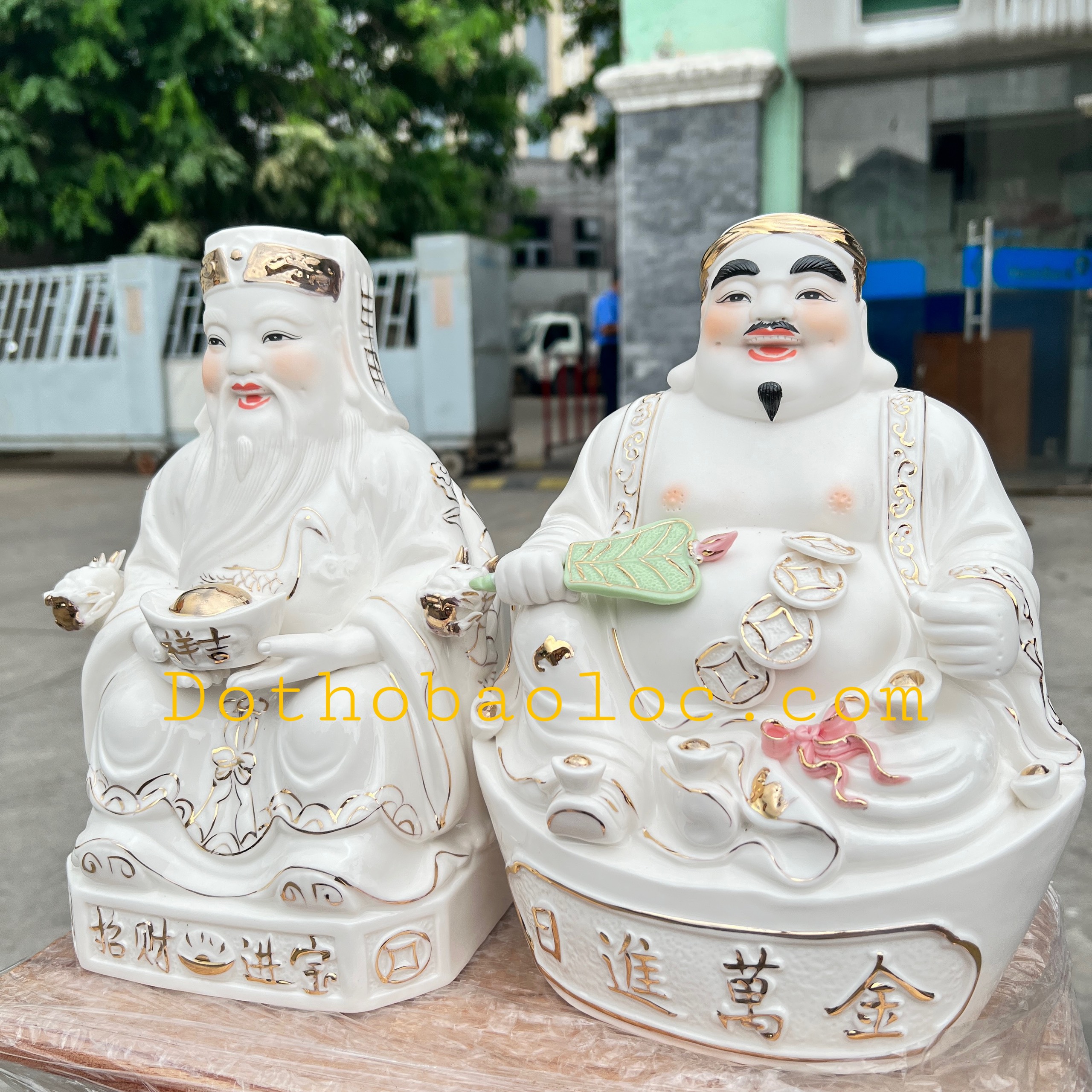 Tượng Thần tài Thổ địa Đức hóa cao cấp cao 26cm