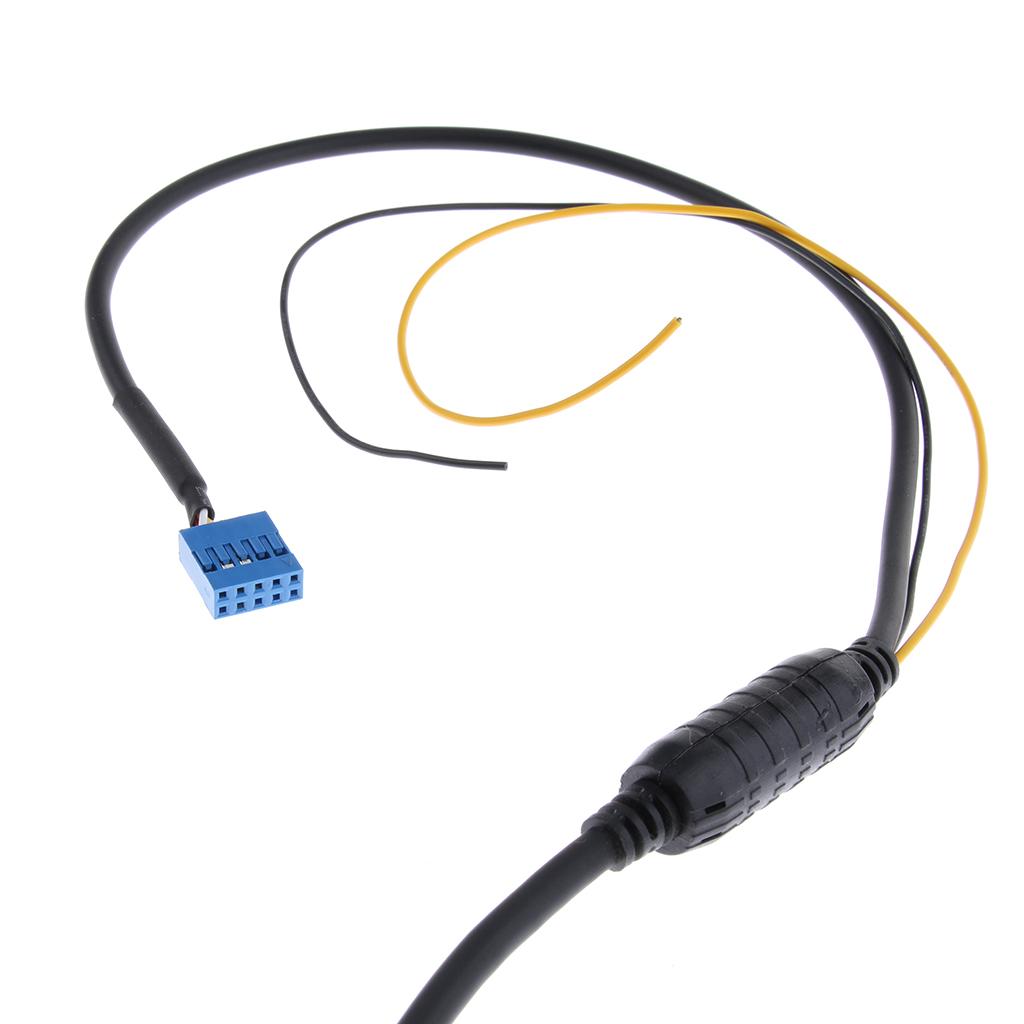 AUX Input Radio Adapter CD Phone Charging Cable for  E46 Series/ 6