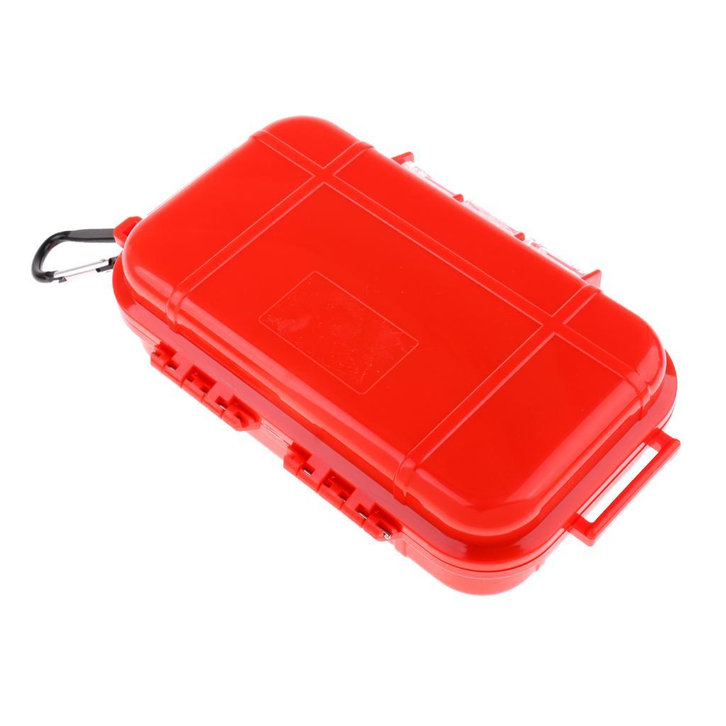 2pcs Outdoor Waterproof Storage Hard Shell Survival Case Holder Organizer