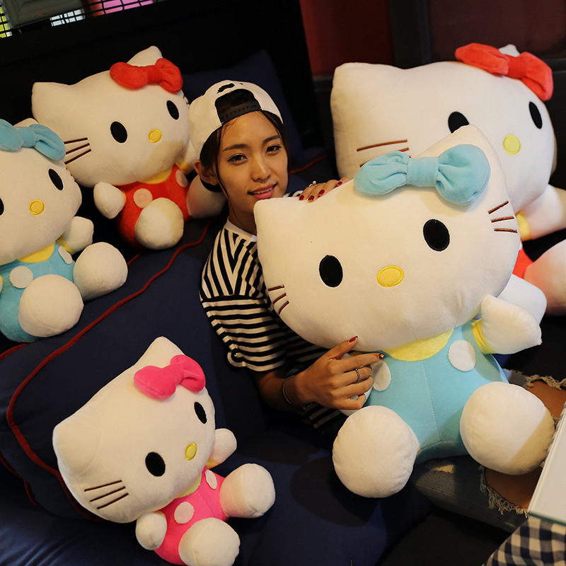 Gấu Bông Mèo Kitty Dễ Thương Cho Bé (20cm---&gt;50cm) Hàng Xịn Cao Cấp, An Toàn Cho Trẻ Nhỏ