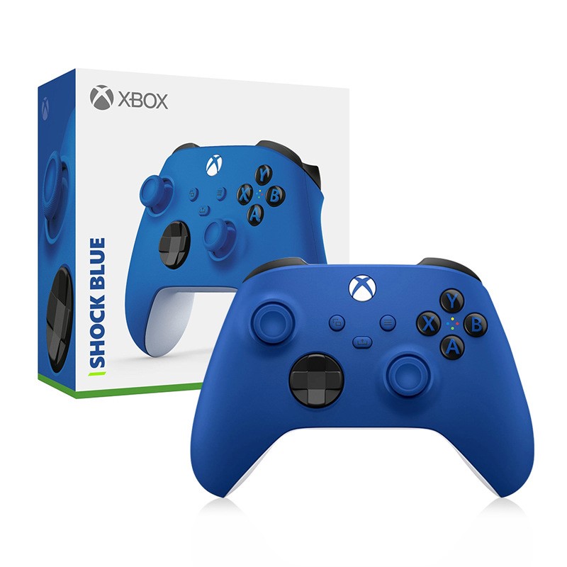 Gamepad Không dây Bluetooth Xbox One X Blue - cho máy tính, laptop, smartphone, máy tính bảng, máy game