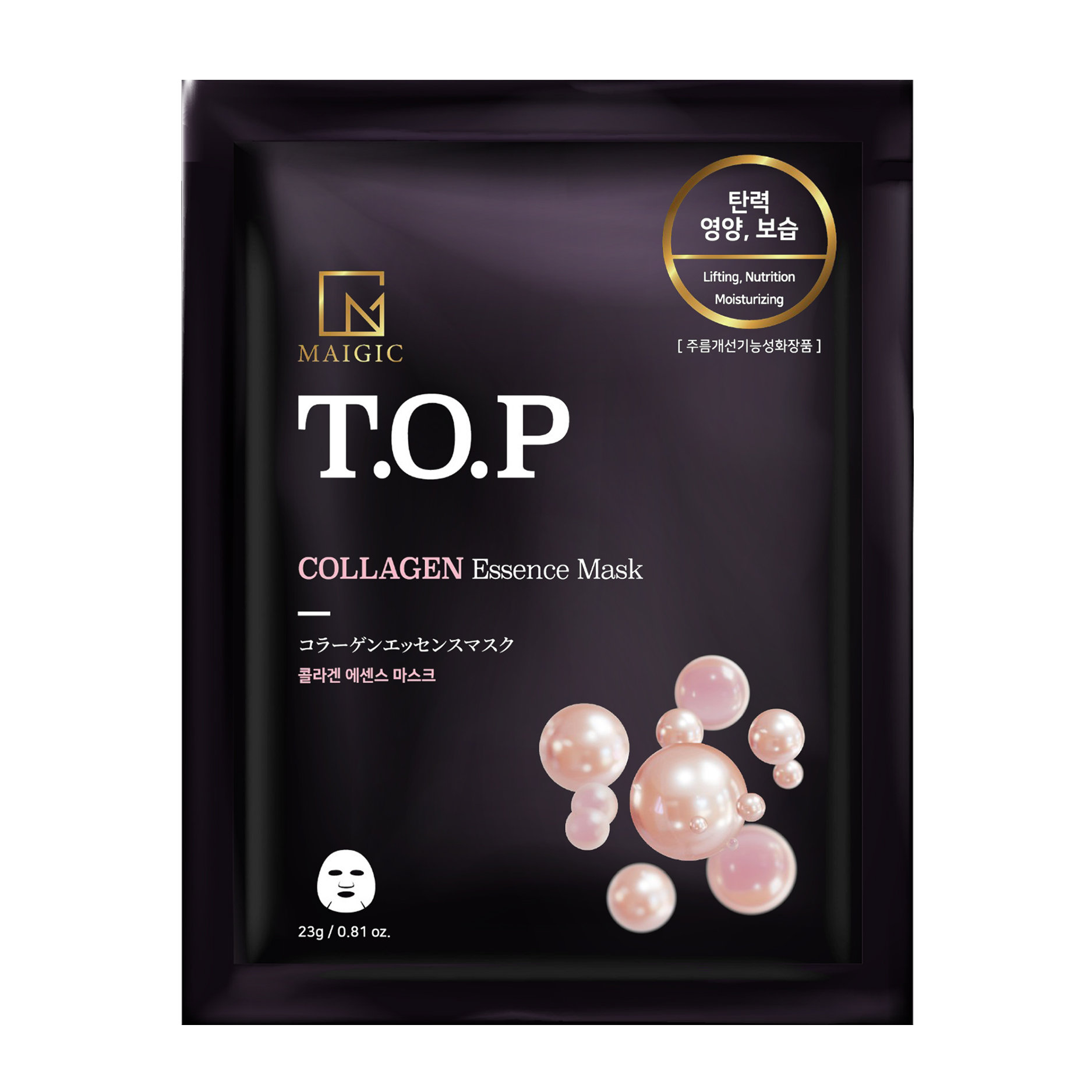 Mặt Nạ Giấy MAIGIC T.O.P Essence Mask Chiết Xuất Từ Collagen 23g