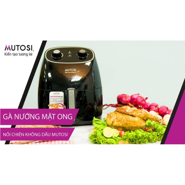 Nồi Chiên Không Dầu Mutosi MF-88 (5.5 Lít) - Hàng chính hãng