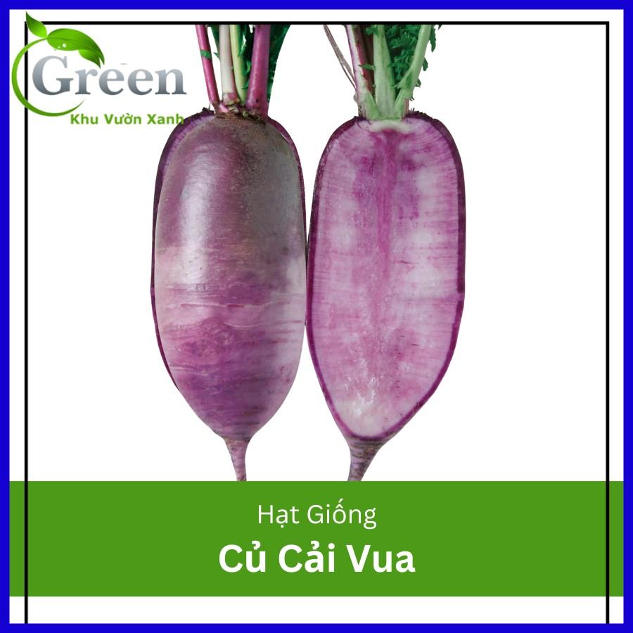 Hạt giống củ cải vua đỏ tím 1kg - gói 20 hạt