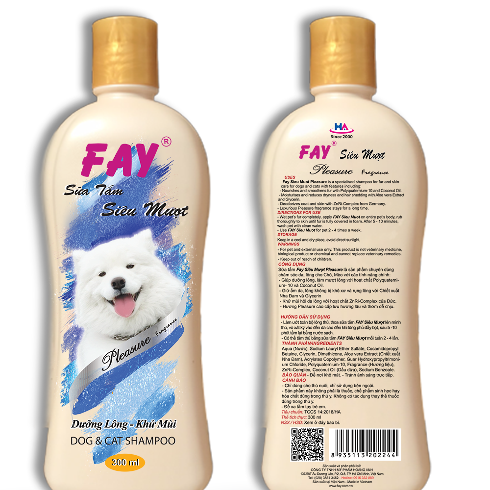 Sữa Tắm FAY Siêu Mượt Hương Pleasure 300ML