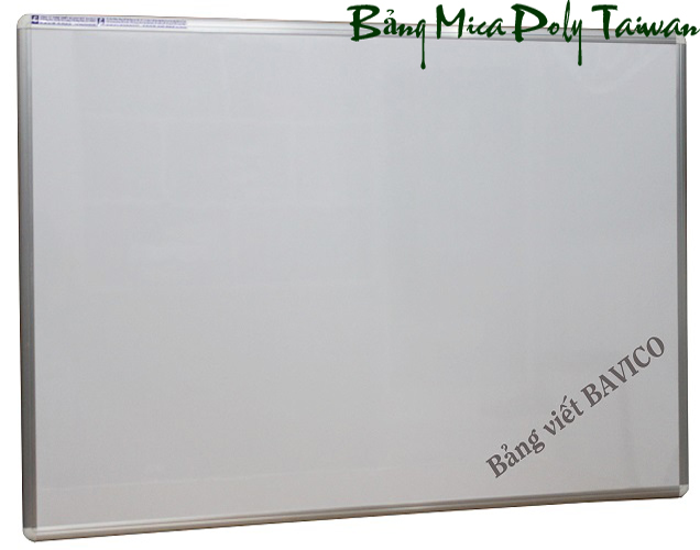 Bảng Trắng Treo Tường Poly Taiwan 60x80cm - Trắng trơn