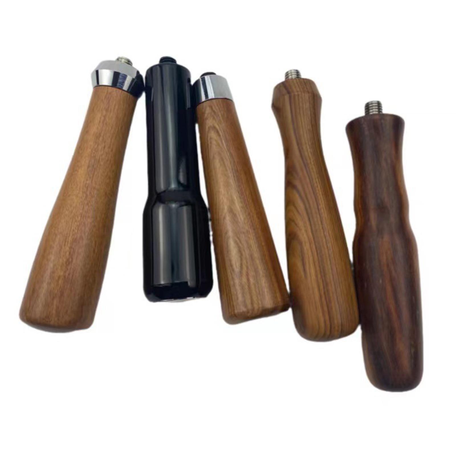 Professional Portafilter Handle Replacement Part Wooden for Coffee Machine