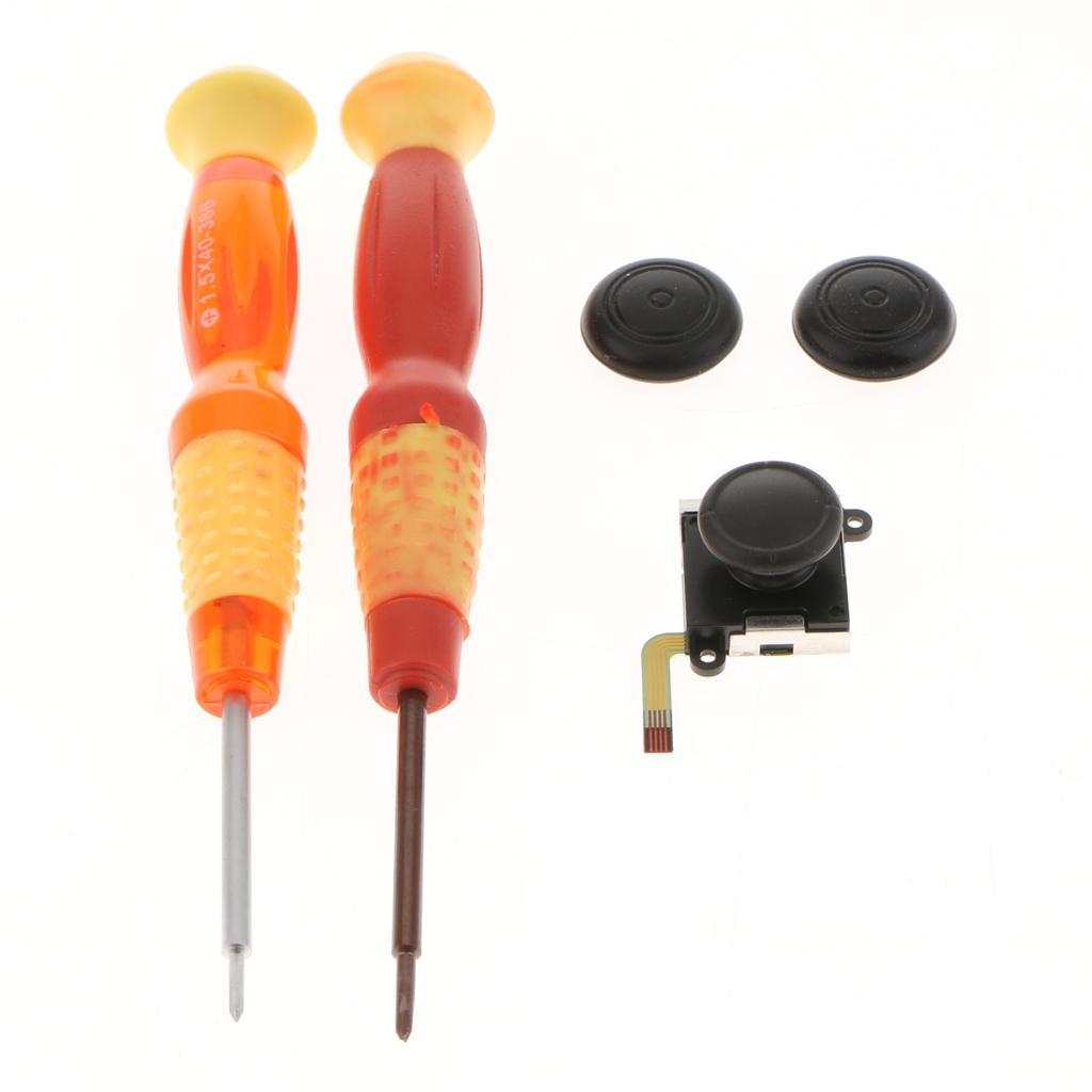For Nintendo Switch Controller 3D Analog Stick Joystick Sensor Button + Caps