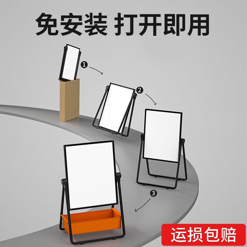 Phong cách mới nhất bảng viết khung bảng trắng bảng đen nhỏ giảng dạy tại nhà di động xóa được hai mặt dán tường từ tính cho trẻ em treo viết