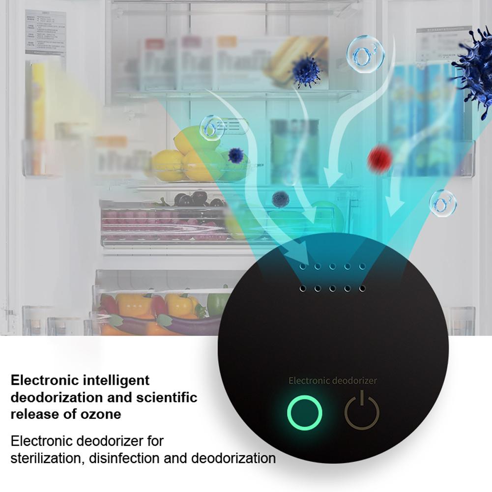 Mini Portable Intelligent Air Purifier Ozonide Deodorant Tool Household Refrigerator Deodorant Machine Double Mode