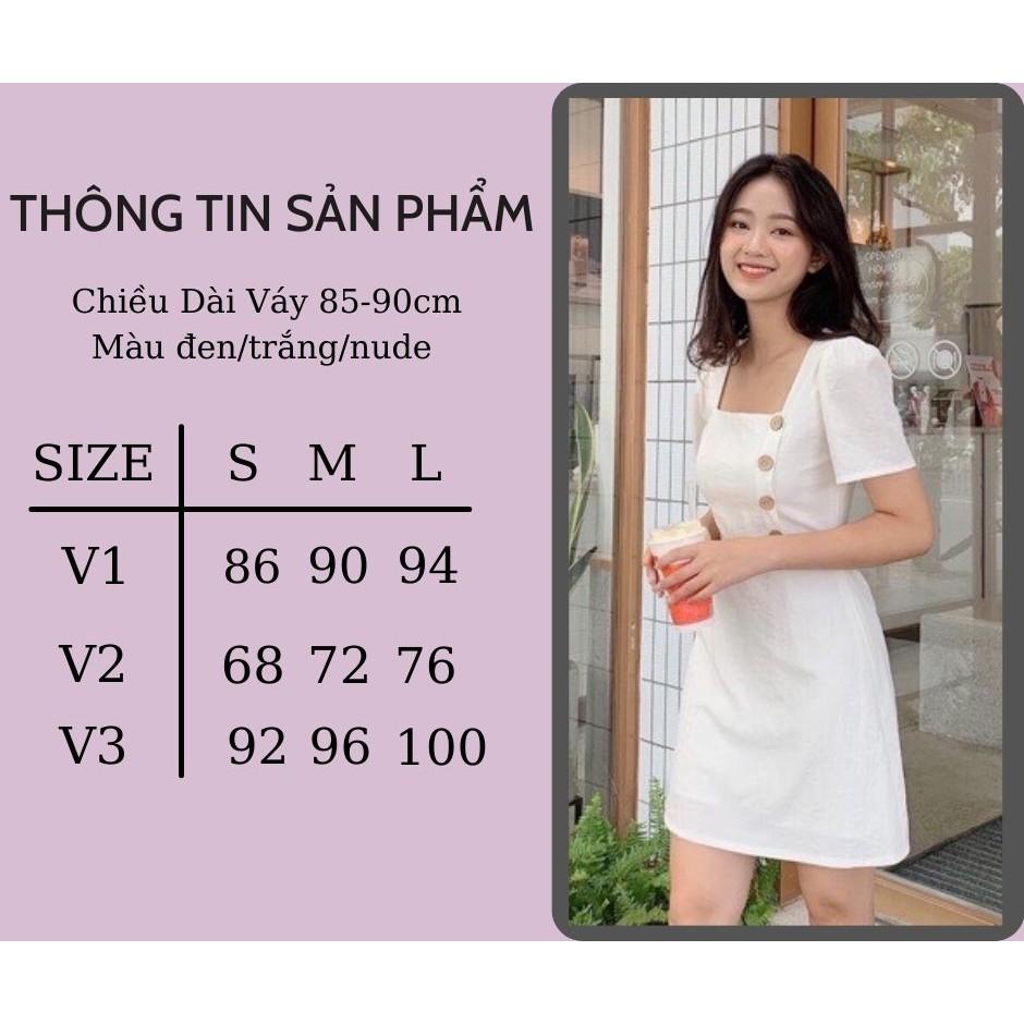 Đầm Cổ Vuông Body SANMAY Váy Dự Tiệc Cưới Sang Trọng Ôm Dáng Hàn Quốc, Phù Hợp Công Sở, Thiết Kế Màu Trắng Đen Kem VD012