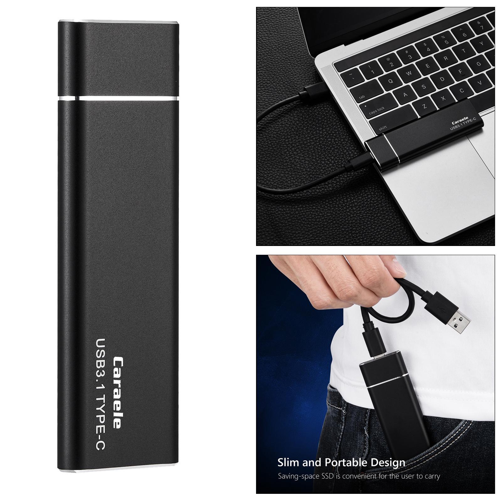 1T Alloy External Portable SSD USB3.1 for Android Tablet Laptops
