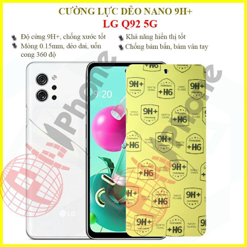 Dán cường lực dẻo nano dành cho  LG Q92 5G