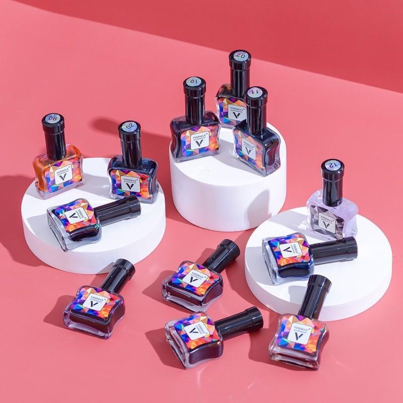 Set 12 Lọ Cồn Loang Vinimay Cao Cấp Chai 15ml Tạo Loang Nhanh Khô, Dễ Mix Màu Sơn Phụ Kiện Chuyên Dùng Trong Làm Nail