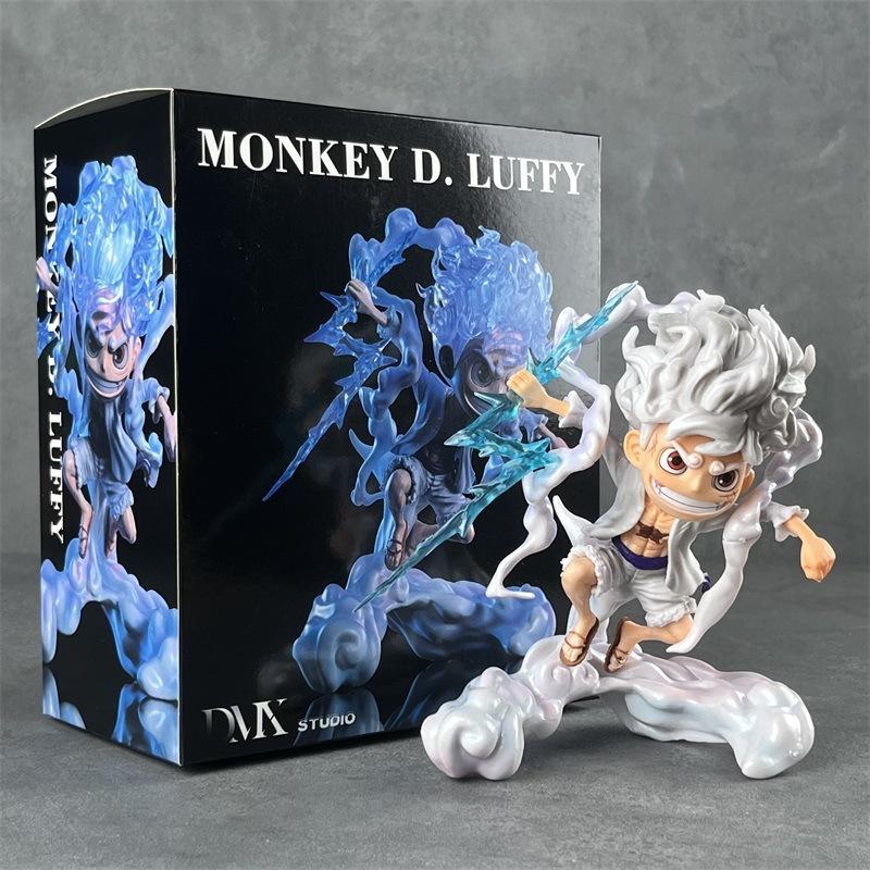 Mô Hình Luffy Gear 5 Bản Có Vũ Khí 16Cm Mô hình One Piece Cao Cấp, Figure Mô Hình Anmie One Piece Luffy Vua Hải Tặc