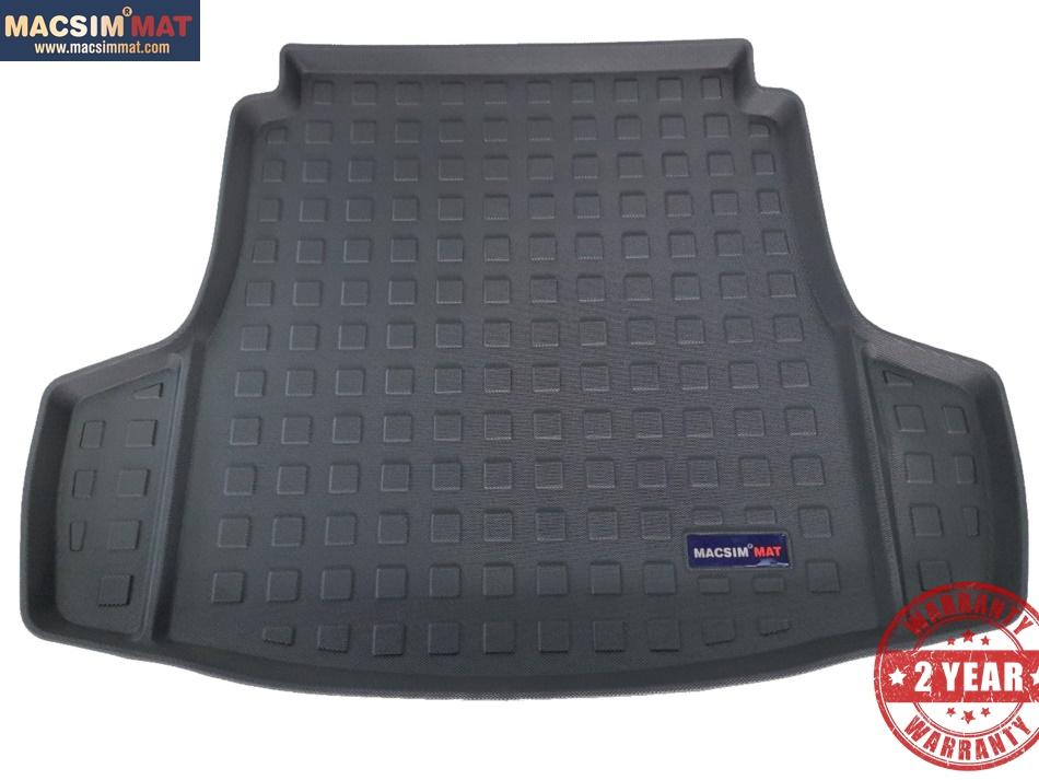 Thảm lót cốp Kia K5 nhãn hiệu Macsim chất liệu TPV cao cấp màu đen
