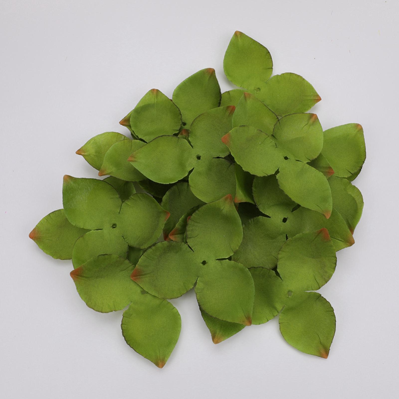 Simulation Artificial Leaves Wreath Fake Leaves for DIY Bookmark Wedding