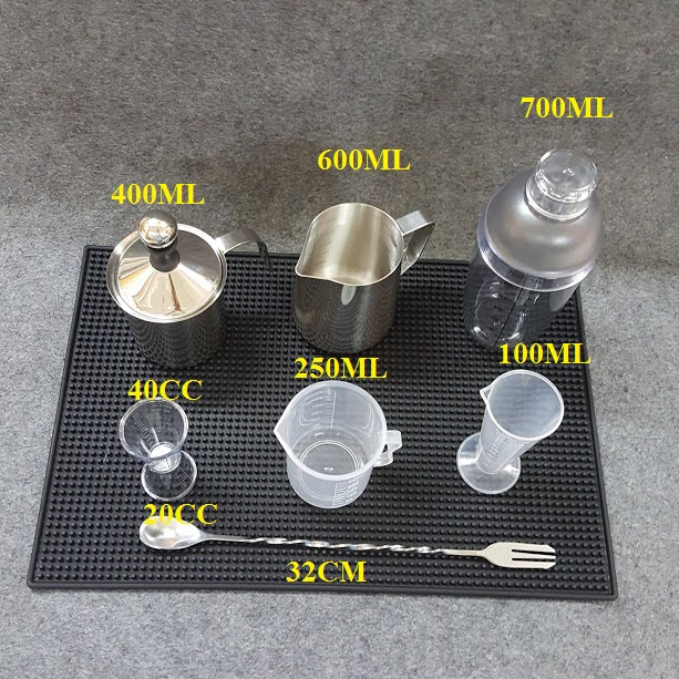 Combo 8 dụng cụ pha chế cà phê, barista