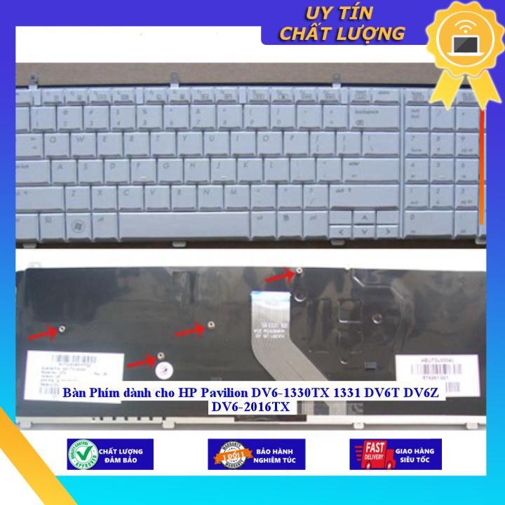 Bàn Phím dùng cho HP Pavilion DV6-1330TX 1331 DV6T DV6Z DV6-2016TX - MÀU ĐEN - Hàng Nhập Khẩu New Seal