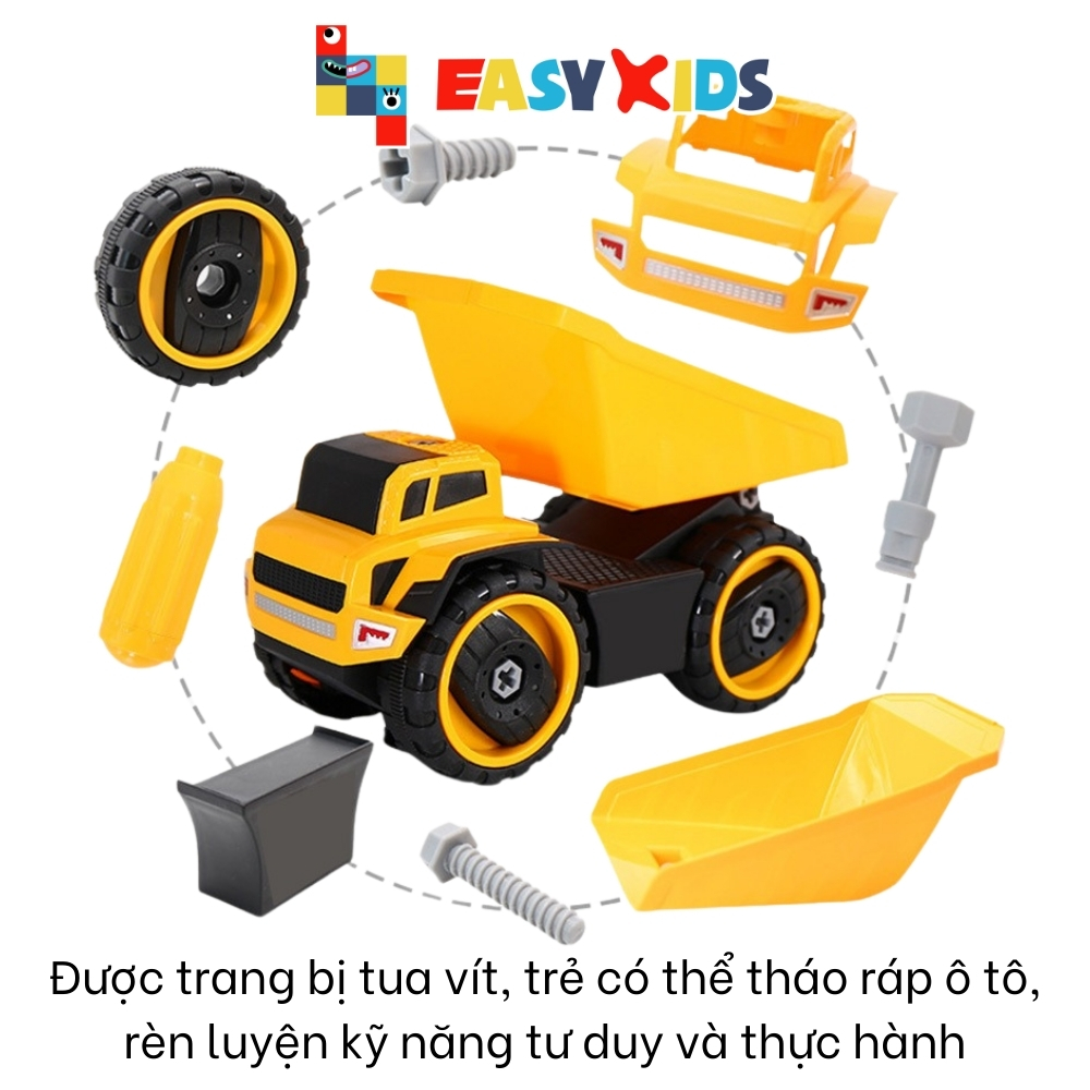 Xe Tải, Xe Ben, Xe Cứu Thương, Xe Cảnh Sát Cảnh Sác, Xe Bồn Đồ Chơi Có Âm Thanh Mô Hình Xe Cho Bé