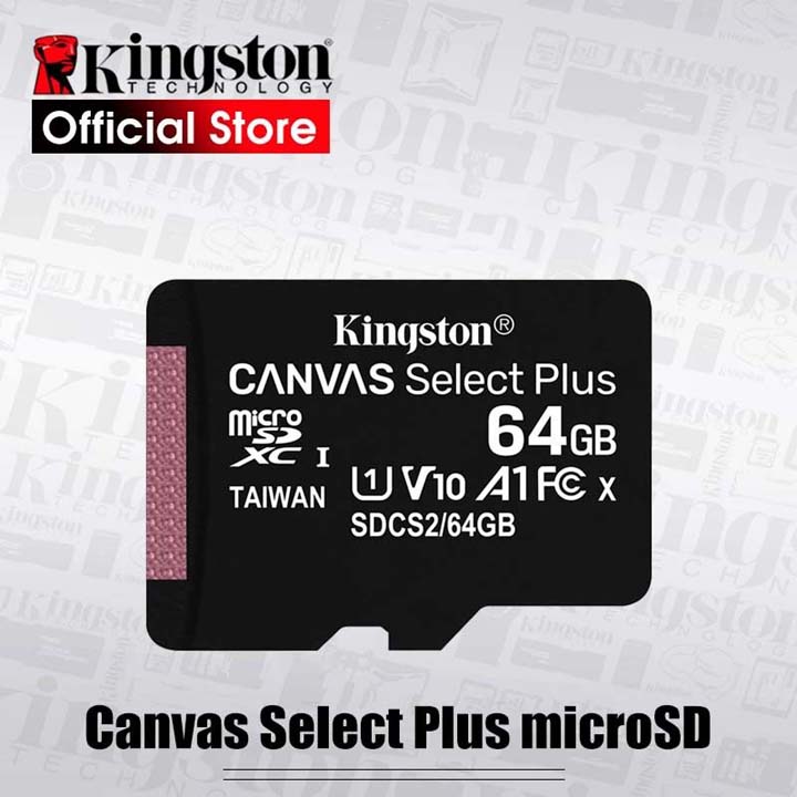 Thẻ Nhớ Kingston 64GB Micro SD Class 10 SDCS2/64GBSP hàng chính hãng