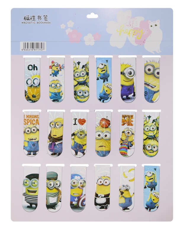 Bookmark Nam Châm Đánh Dấu Sách - Minions (Mẫu Ngẫu Nhiên)