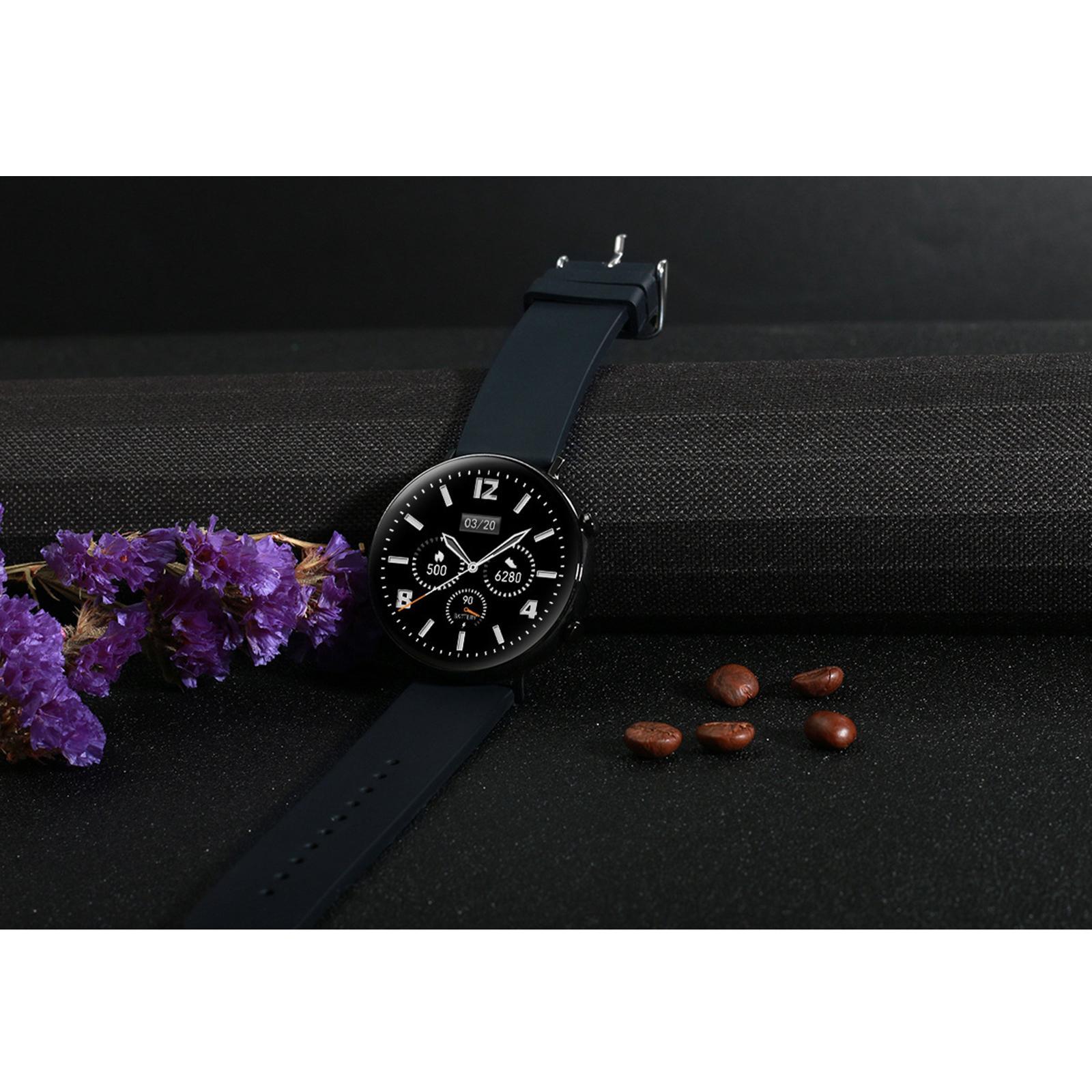 Sports Smartwatch Fitness Tracker Calorie Counter Pedometer Black