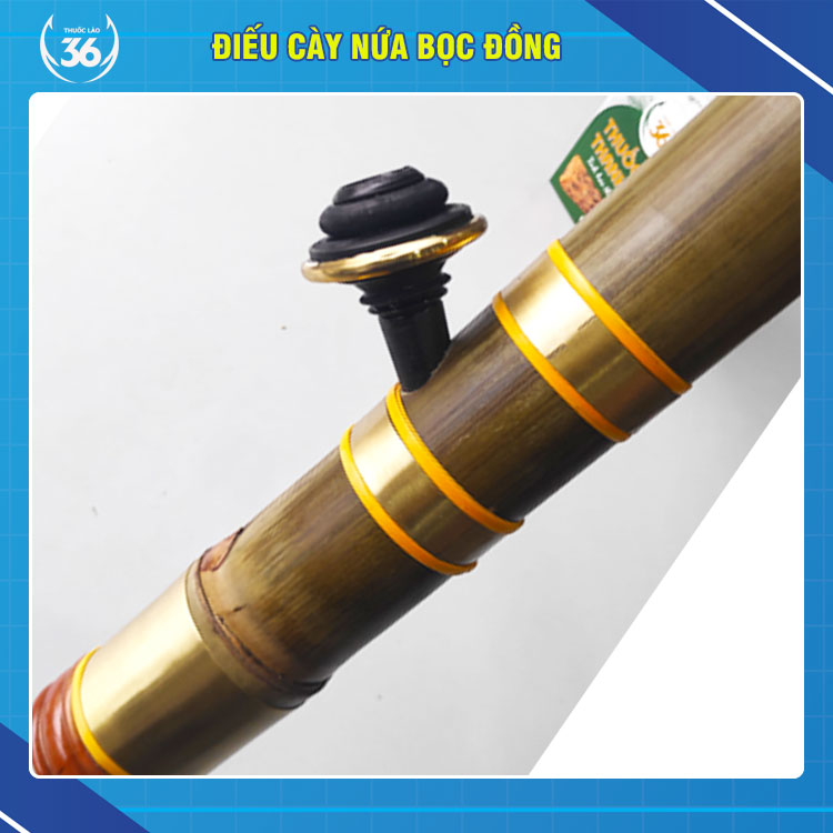 Điếu Cày Nứa Bọc Đồng