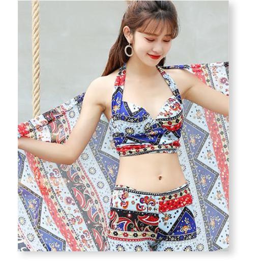 Bikini- Đồ Bơi 2 Mảnh Dạng Thổ Cẩm