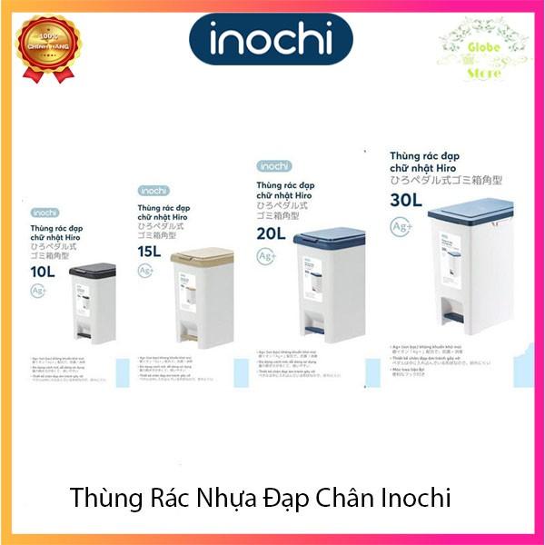 Thùng Rác Nhựa Đạp Chân Inochi Thùng Đựng Rác Gia Đình, Văn Phòng Tiện Ích 10L 15L 20L 30L