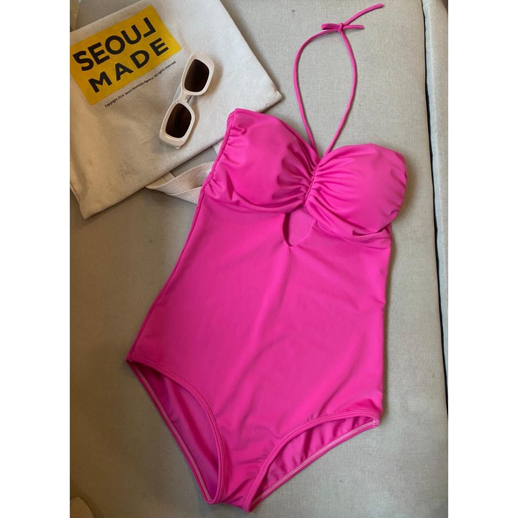 Bikini một mảnh hồng cánh sen mặc 4 kiểu - CieL Swimwear