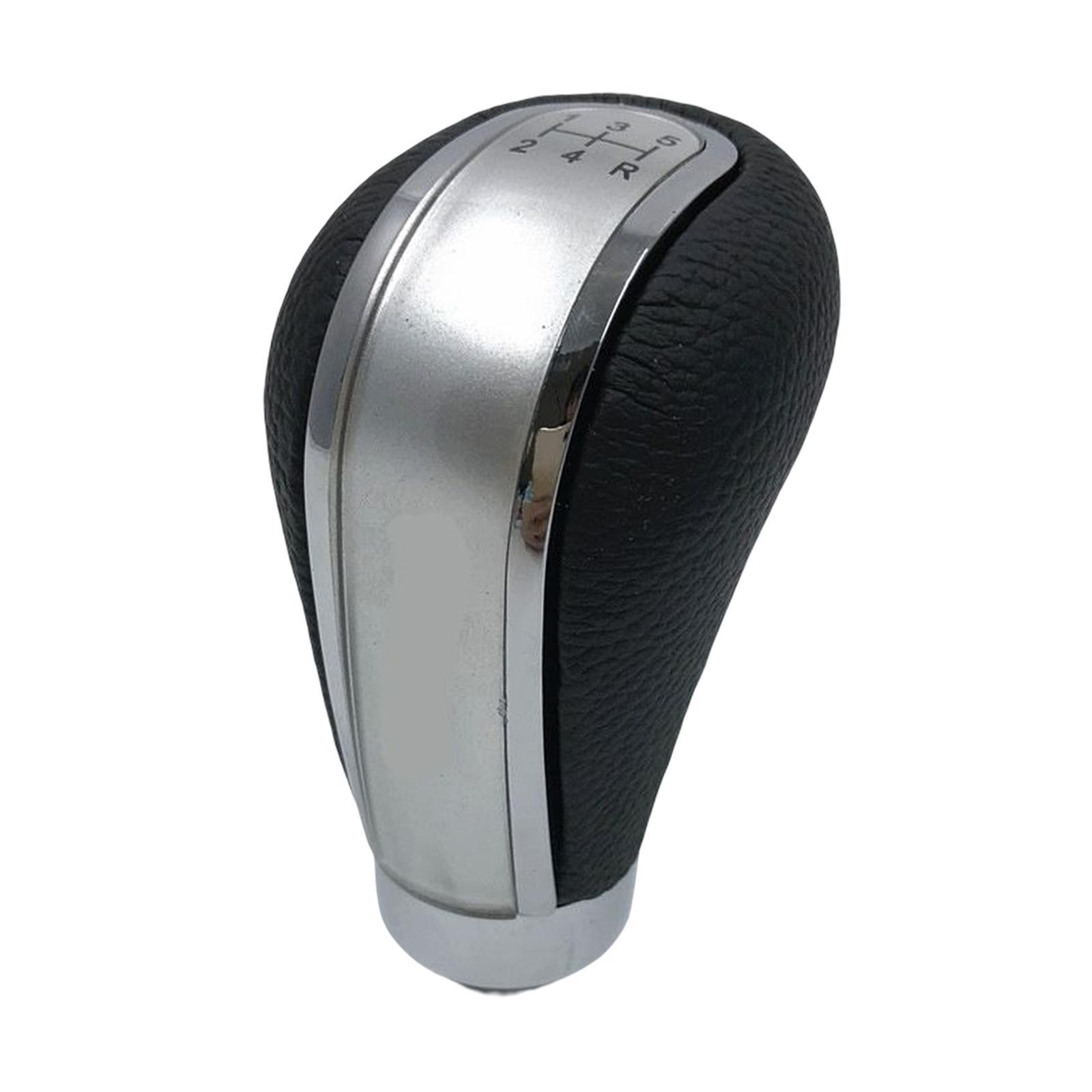 5 Speed Manual Gear Knob Accessories PU Leather Lever er Head Fit for Cars