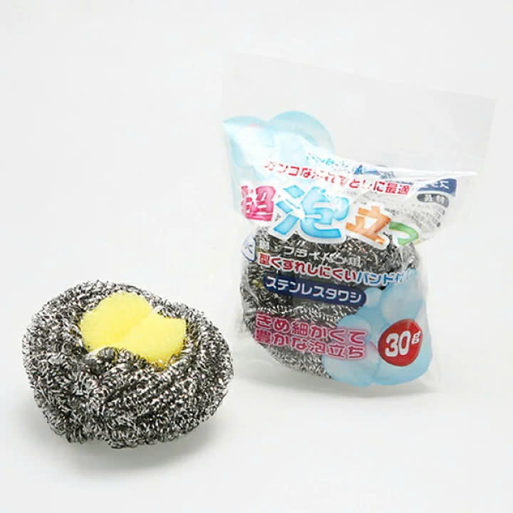 Miếng cọ xoong nồi thép Wako Awa-wash 30g - Hàng Nội Địa Nhật Bản nhập khẩu