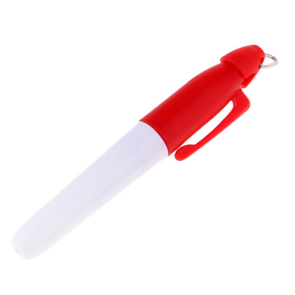 2x Mini Golf Marker Pen Golf Alignment Drawing Tool Training Accessories Red