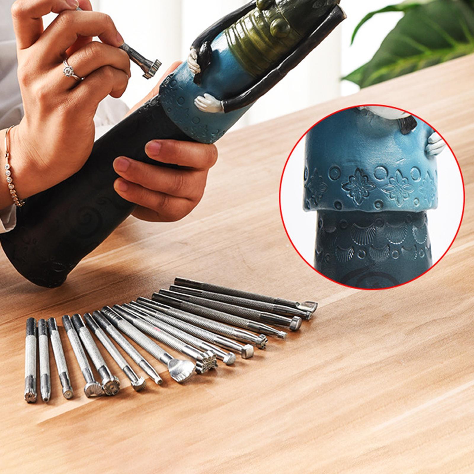 Ceramic Art Alloy Printing Tools Artworks Pottery Mud Shaping Tools for Students
