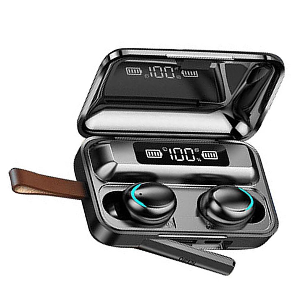 Bluetooth 5.0 Earphones 9D Stereo Sports LED Headphones Hands