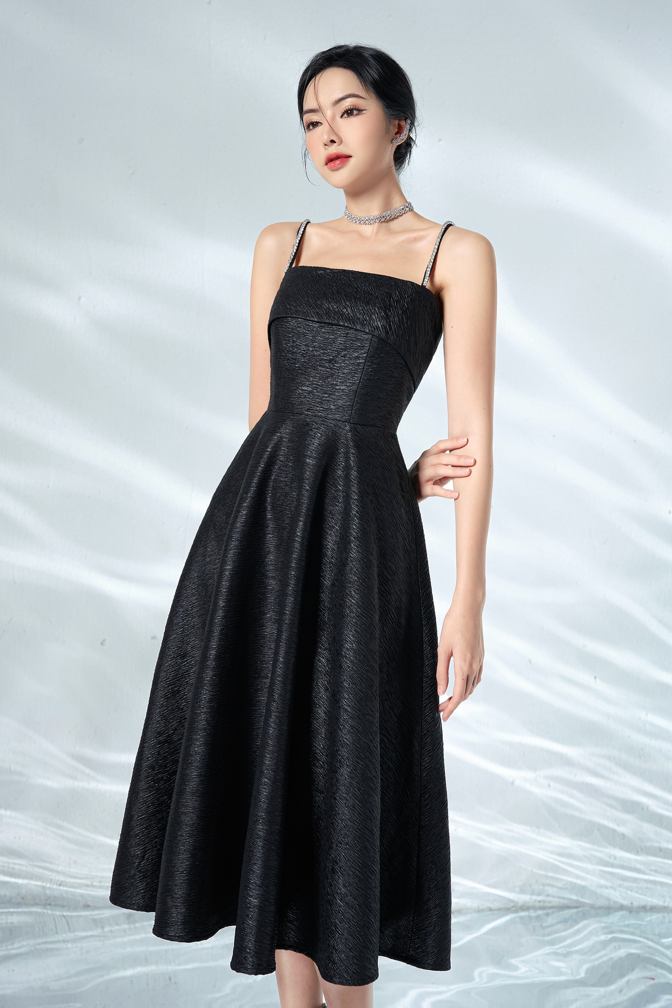 OLV - Đầm Pearl Glitter Dress