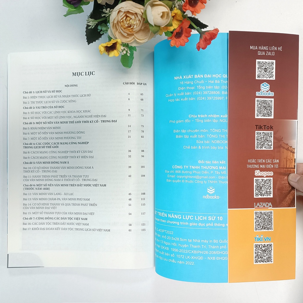 Sách - Phát Triển Năng Lực Lịch Sử Lớp 10 - Biên soạn theo chương trình GDPT mới