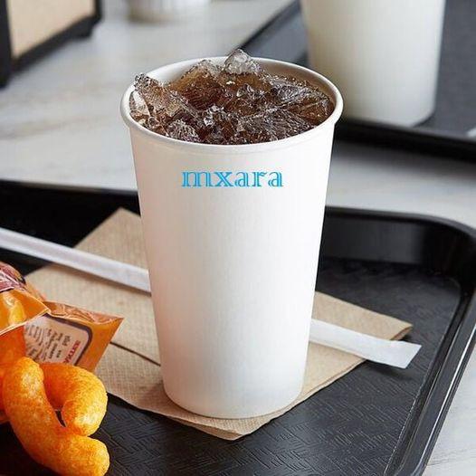 100 Ly giấy 16oz trắng + 100 Ly giấy 22oz + 200 Nắp cầu