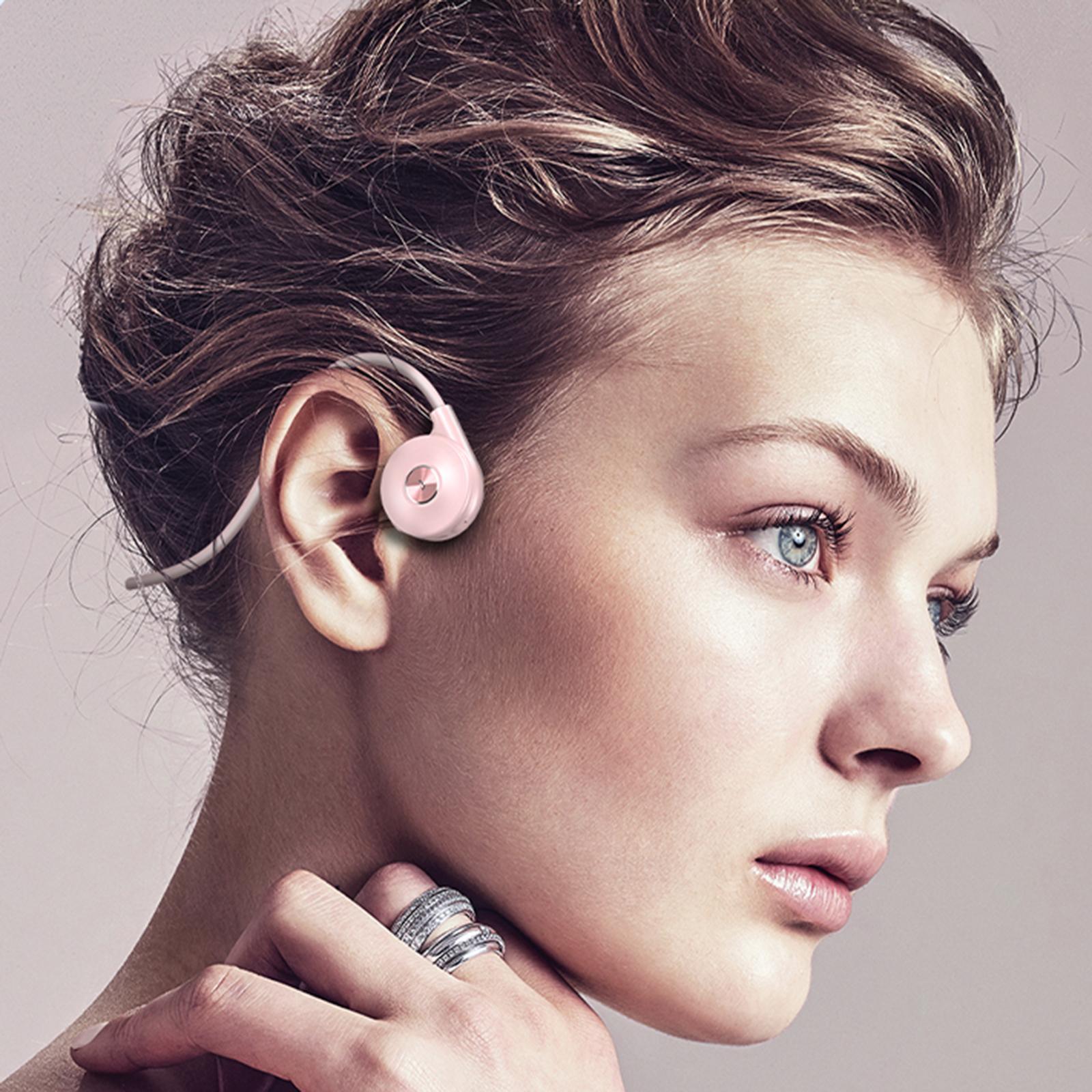 2Pcs Open-Ear Bone Conduction Headphones Waterproof Running Driving Music