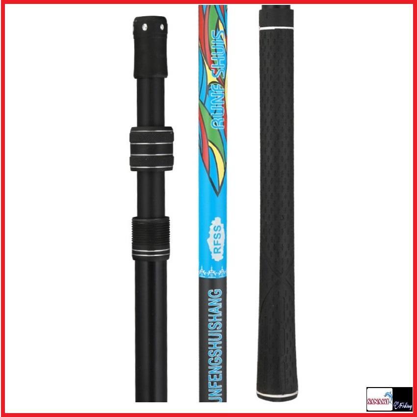 Vợt Cá Carbon Cao Cấp PKK17 Có Thể Thu Gọn Tiện Lợi Chuyên Dùng Câu Đài Câu Đơn - Sanami Fishing Sto - khóa link,2M7