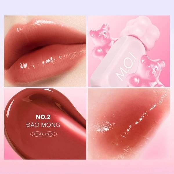 Son Tint Bóng M.O.I Liptint Gummy 3gr - Căng Bóng, Mềm Mại, Thơm Ngọt Ngào
