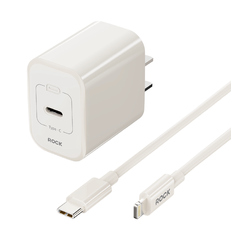 Bộ sạc nhanh PD 20W cho iP Rockspace T11 củ sạc nhanh chống cháy nổ hàng chính hãng-Bảo hành 12 tháng